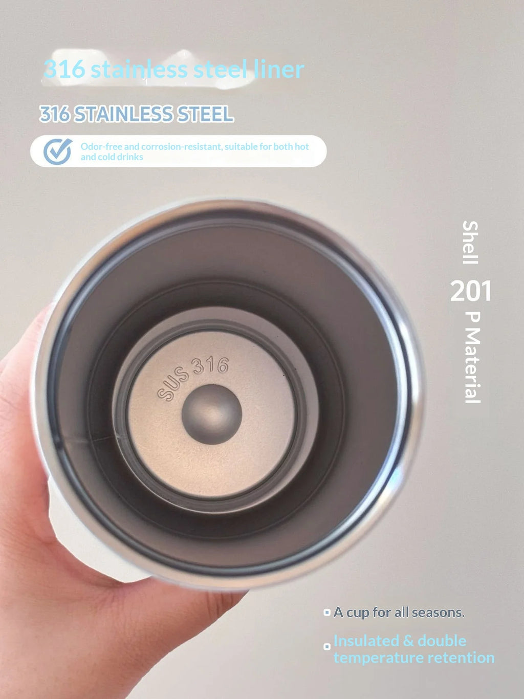 316 Stainless Steel Thermal Tumbler Cup
