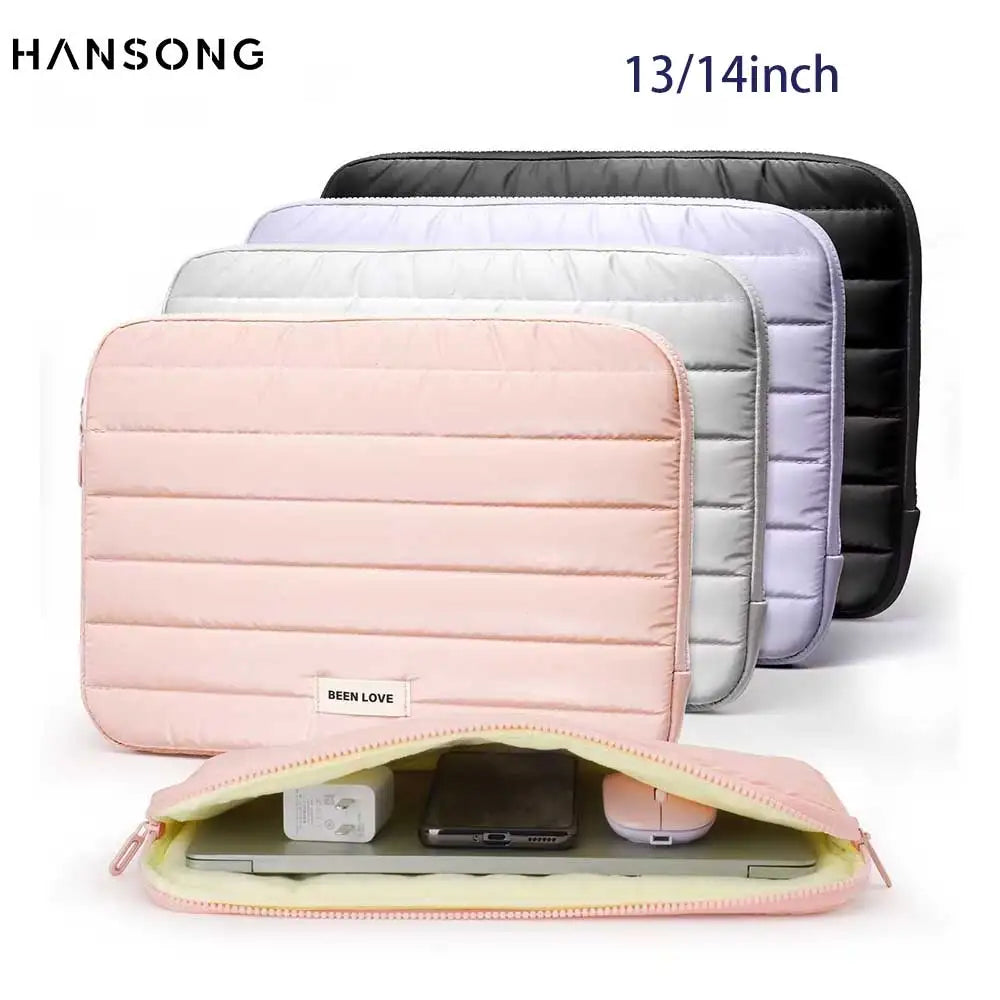 13/14 Inch Puffy Laptop Sleeve for MacBook Air iPad Pro