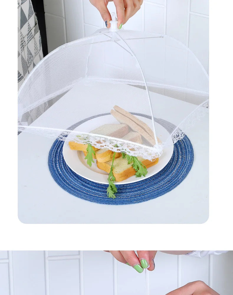 Folding Mesh Food Cover – Reusable Pop-Up Tent