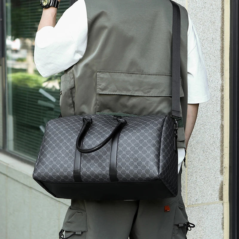 Classic Full-Print Hard Shell Travel Luggage