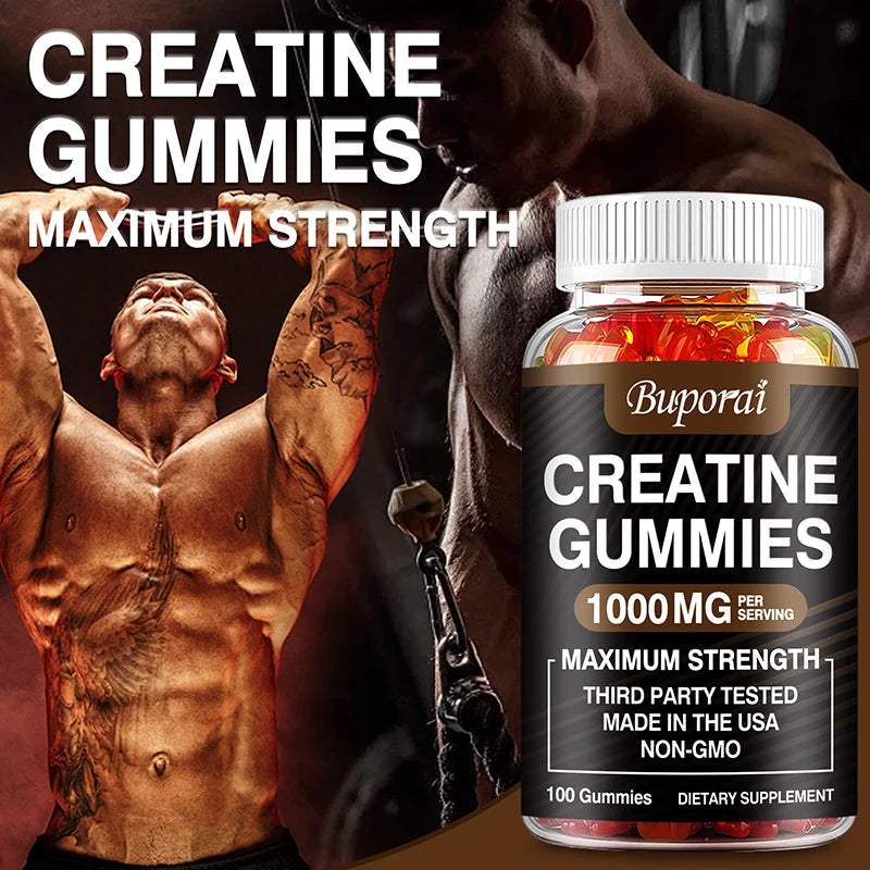 Creatine Monohydrate Gummies - Energy & Muscle Building