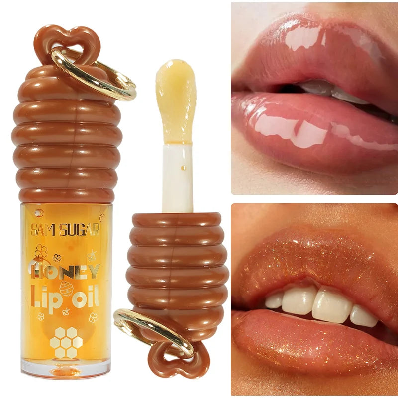 Honey Lip Balm - Longlasting Moisturizing With Transparent Pearlescent