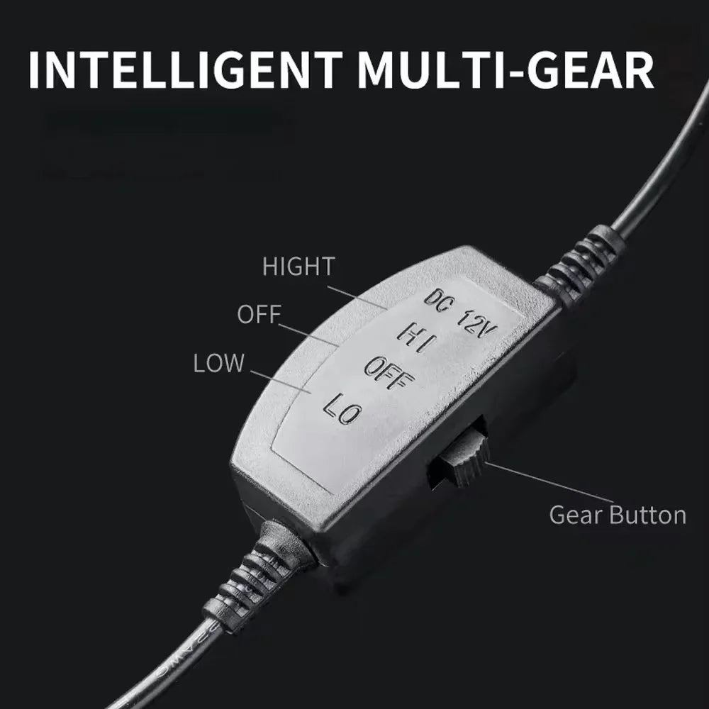 1/2pcs Winter Heated Car Seat Cover - 12V Heating