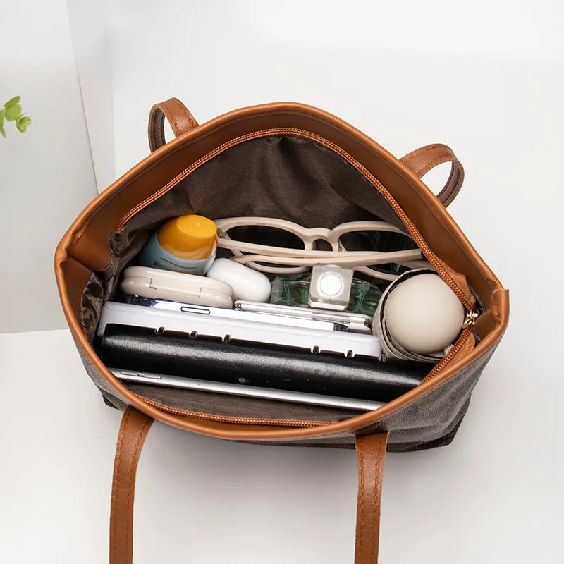Embossed Floral Handbag