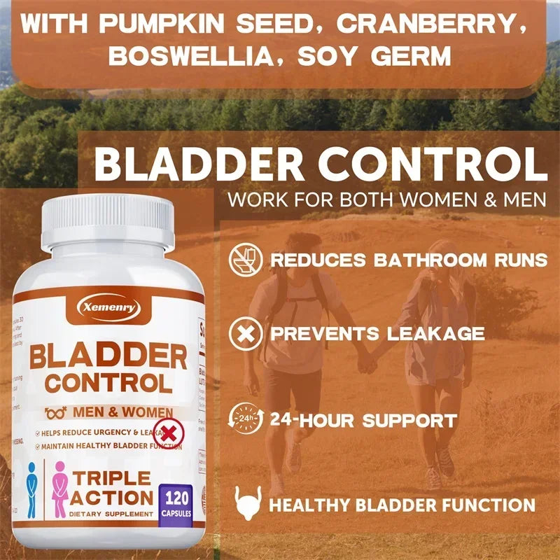 Bladder Control Supplement - Reduce Urgency & Support Healthy Function