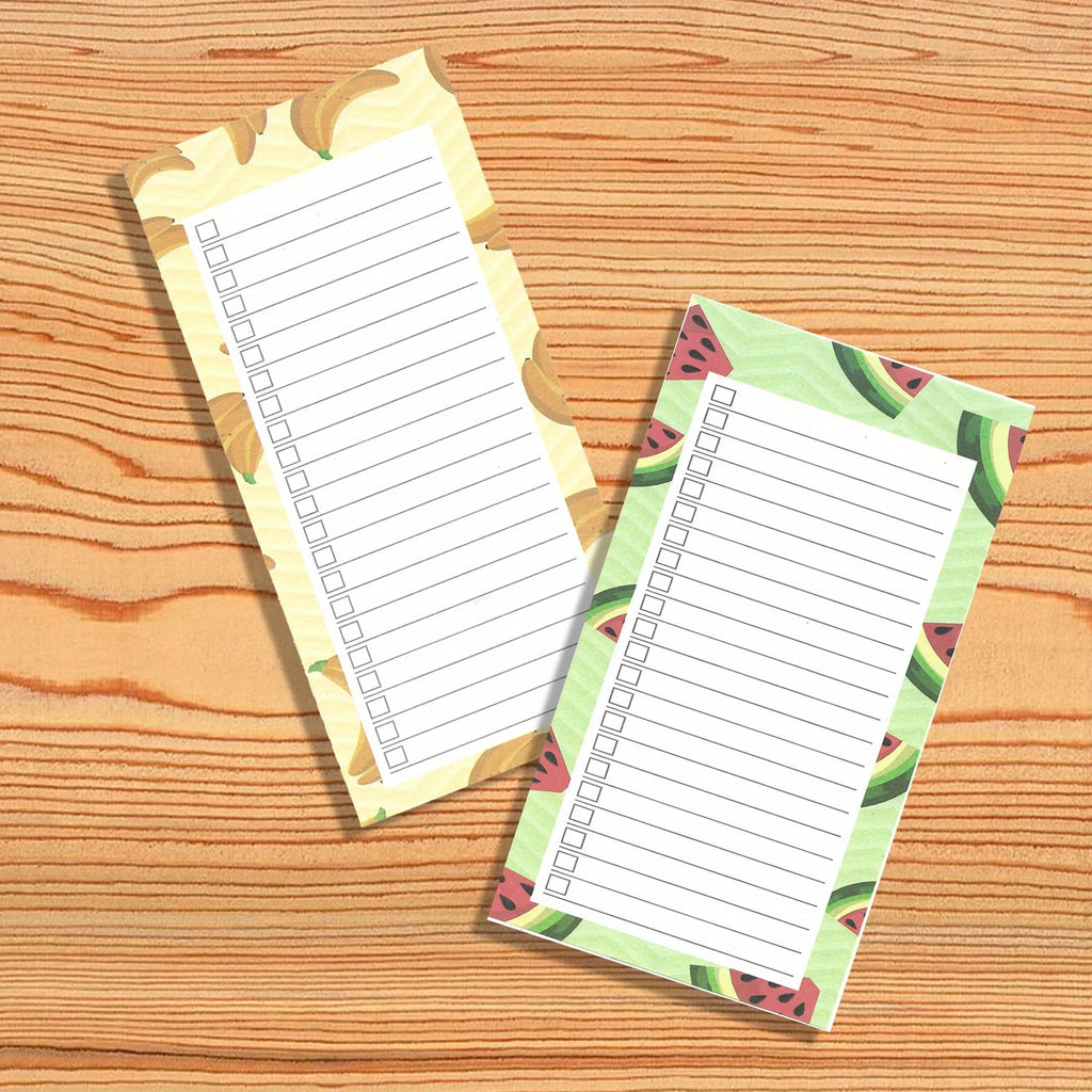 Magnetic Fridge Notepad – 50 Sheets, Grocery & To-Do List