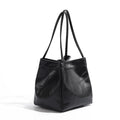 Women's Small Silver Bucket Bag