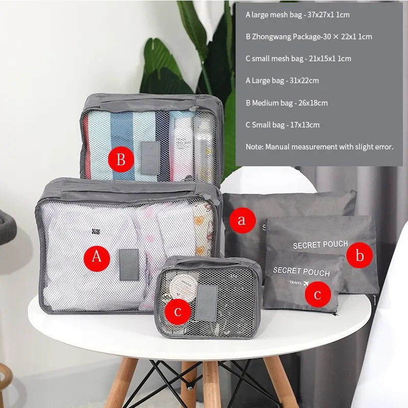 Luggage Organizer Set – Set of 6