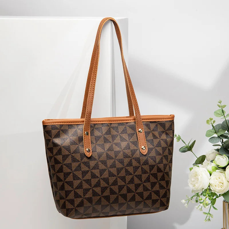 Embossed Floral Handbag