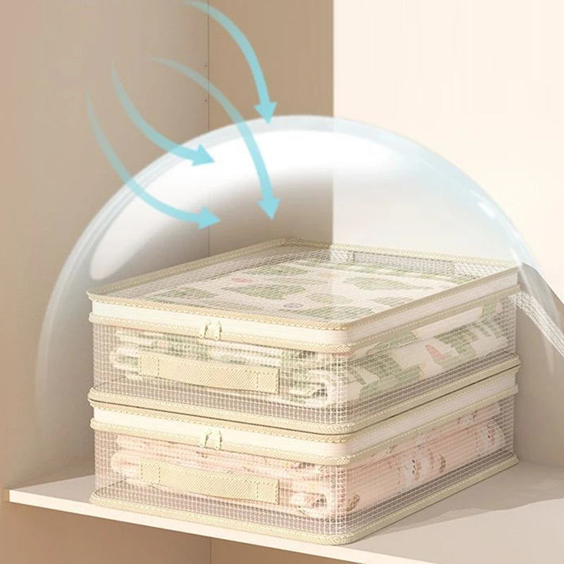 Four-piece Storage Bag Set for Bed Sheets and Duvet Covers, Extra Thick, Mildew-proof And Dust-proof.