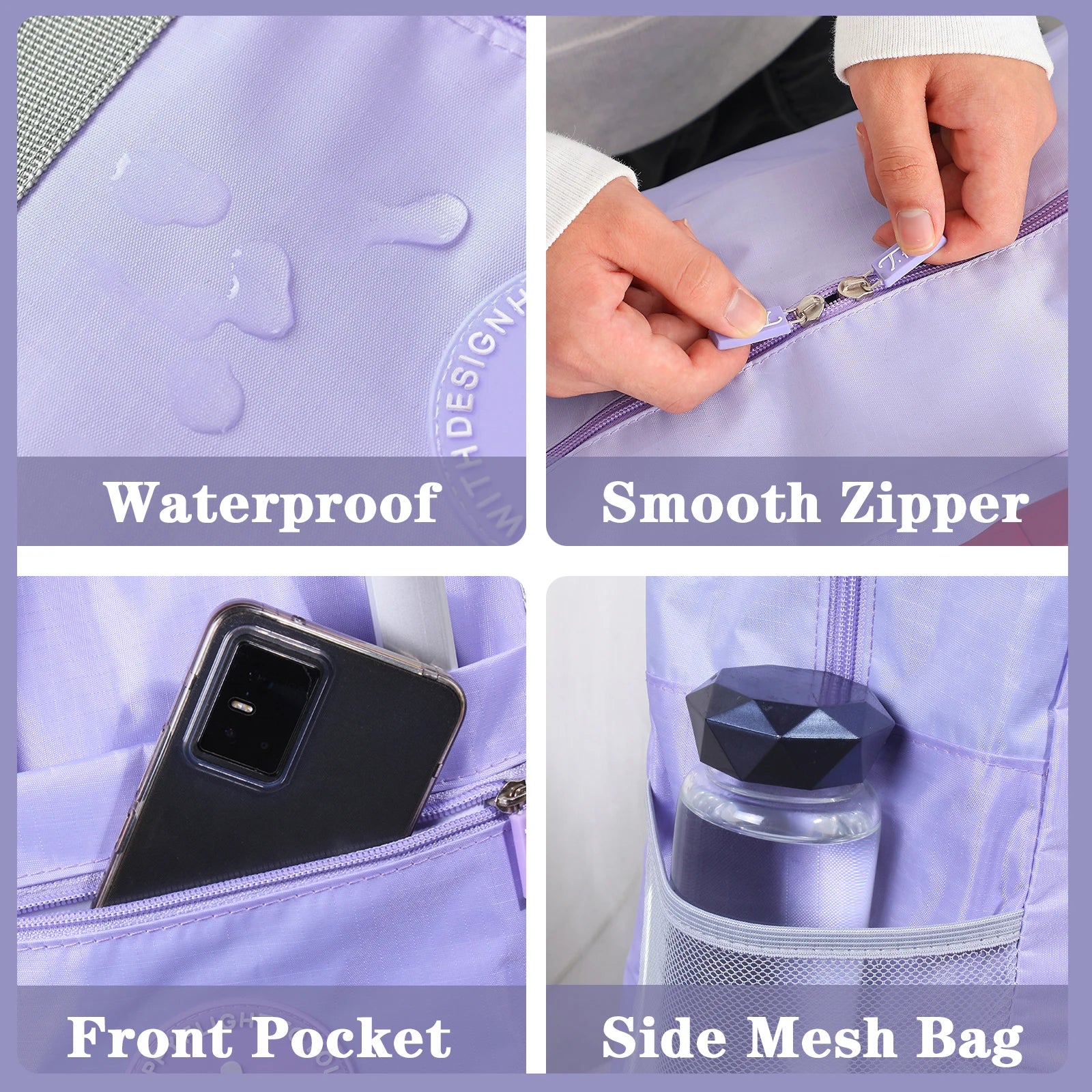 Lightweight Foldable Sports Duffle Bag