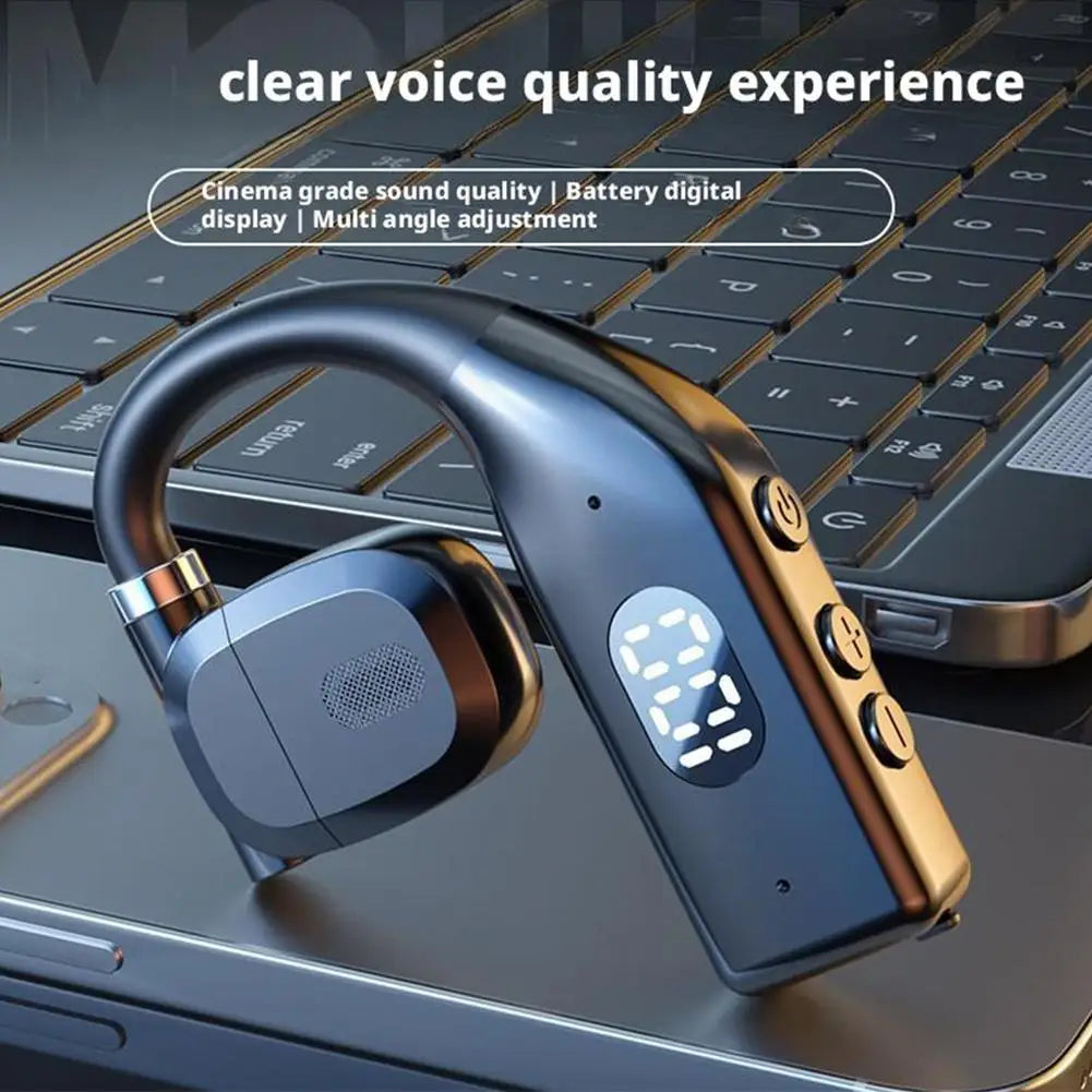 Wireless Bluetooth 5.4 Ear Hook Sport Headphones with Mic
