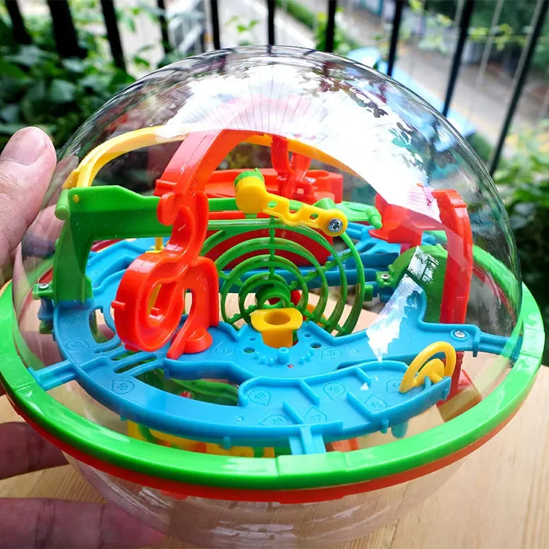 3D Maze Ball Labyrinth Puzzle Game with Display Stand