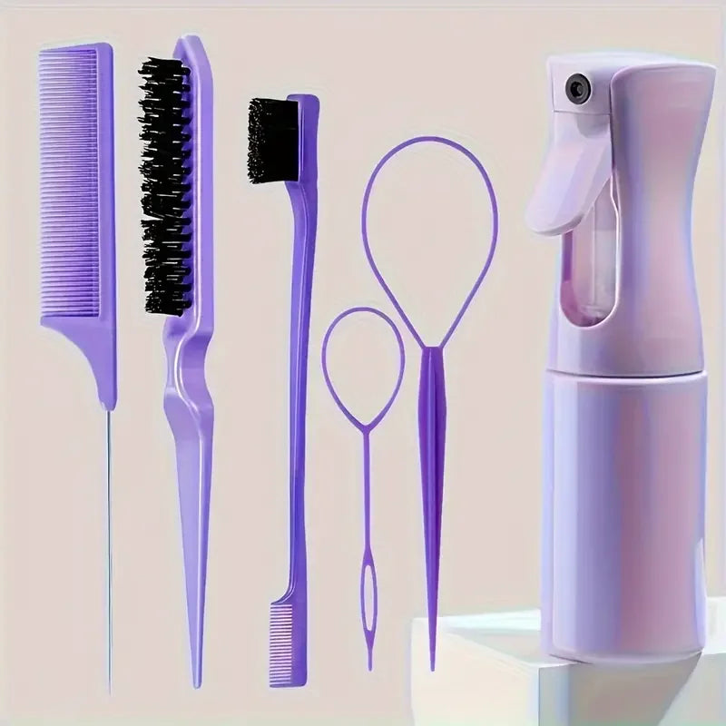 Hairdressing Essentials Tool Set – 6-Piece Salon Styling Kit