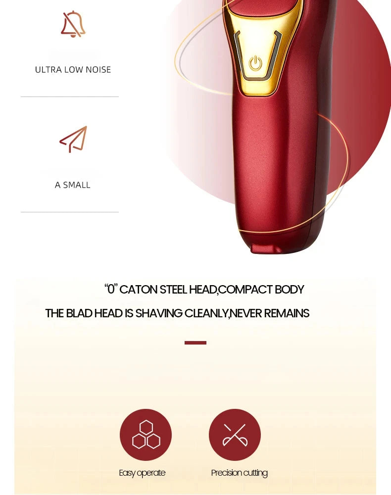 Mini Portable Rechargeable Electric Hair Clipper – Cordless Trimmer