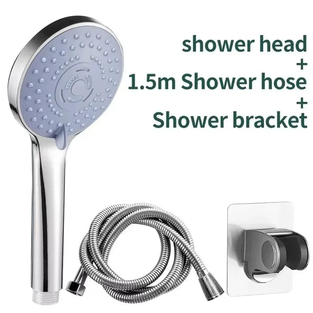Pressurized Hand Shower - 5 Spray Modes, Large Water Output