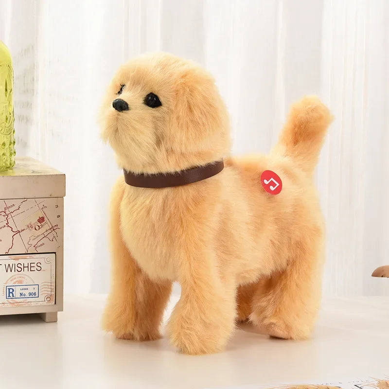 New Simulation Electric Dog, Voice Control, Walking, Nodding, Music