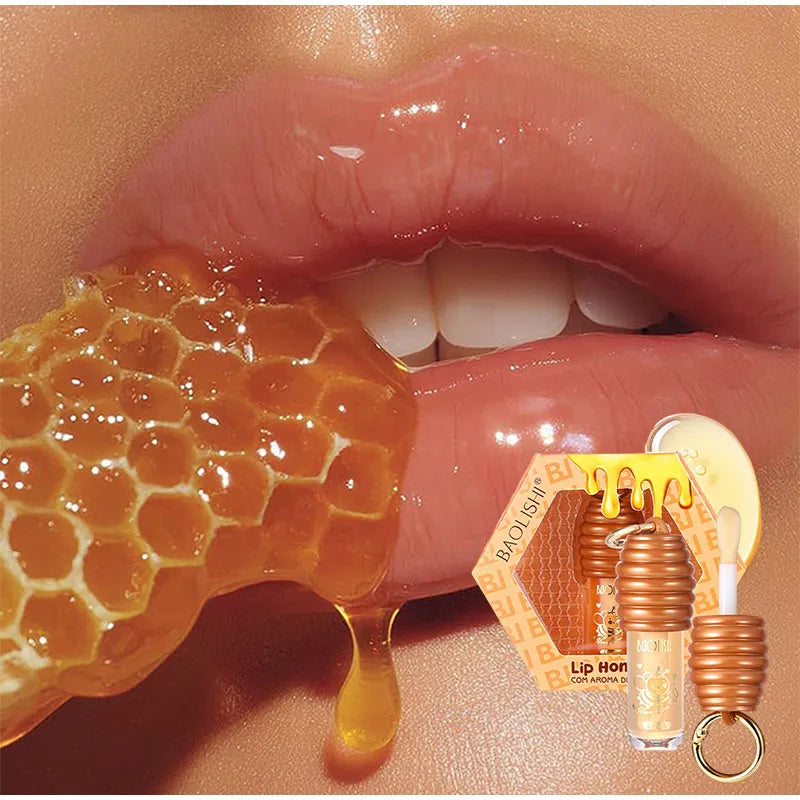 Honey Lip Balm - Longlasting Moisturizing With Transparent Pearlescent