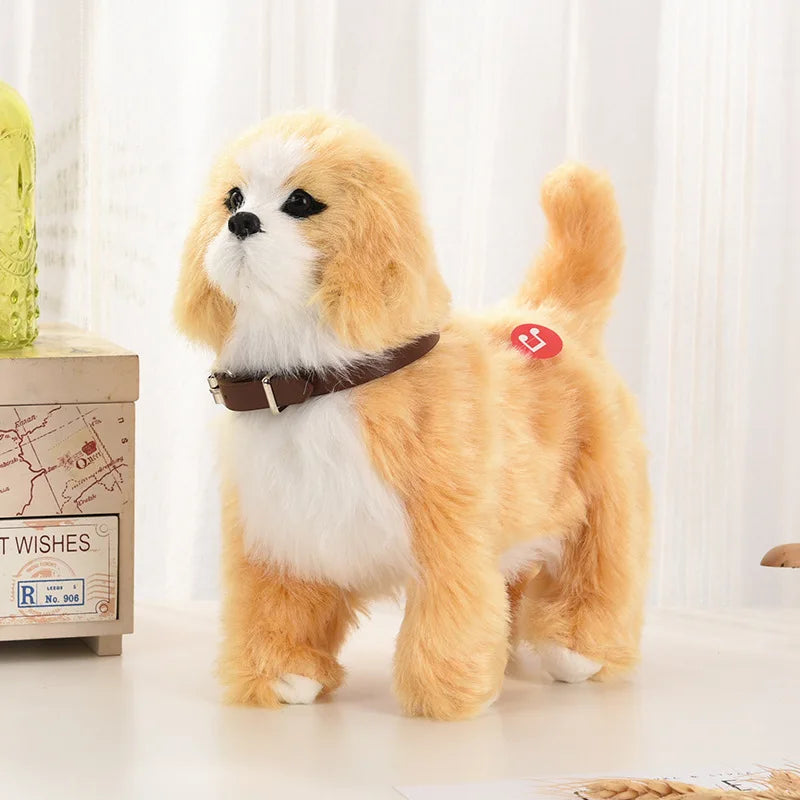 Interactive Simulation Electric Dog Toy with Voice Control & Music