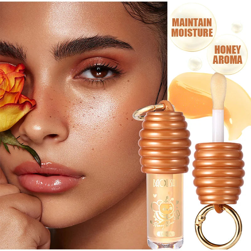Honey Lip Balm - Longlasting Moisturizing With Transparent Pearlescent
