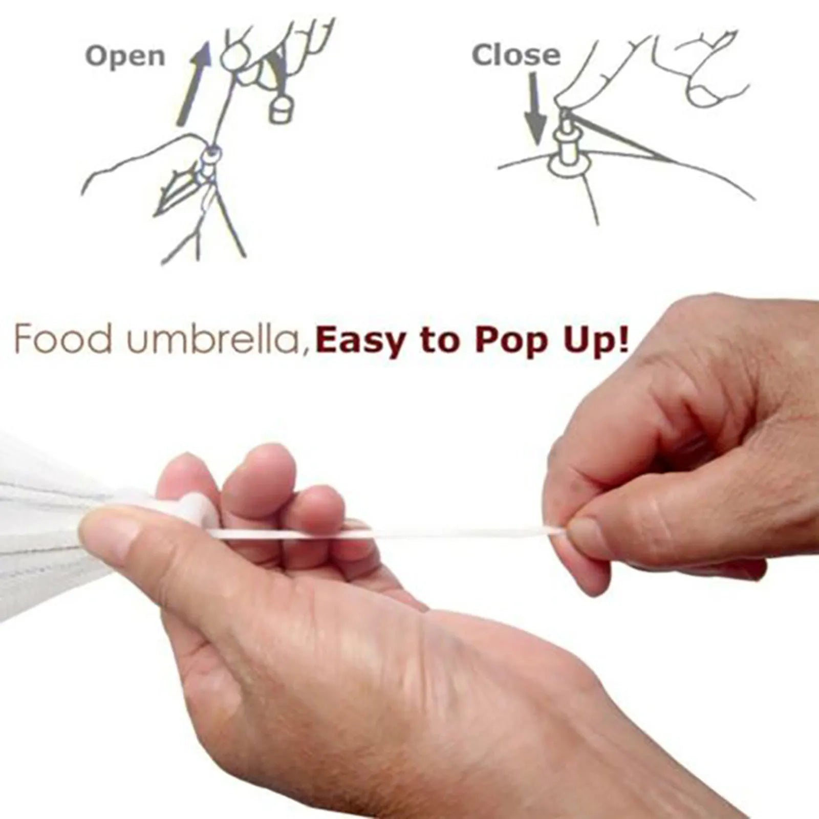 Foldable Mesh Food Cover – Reusable Pop-Up Tent, Set of 3