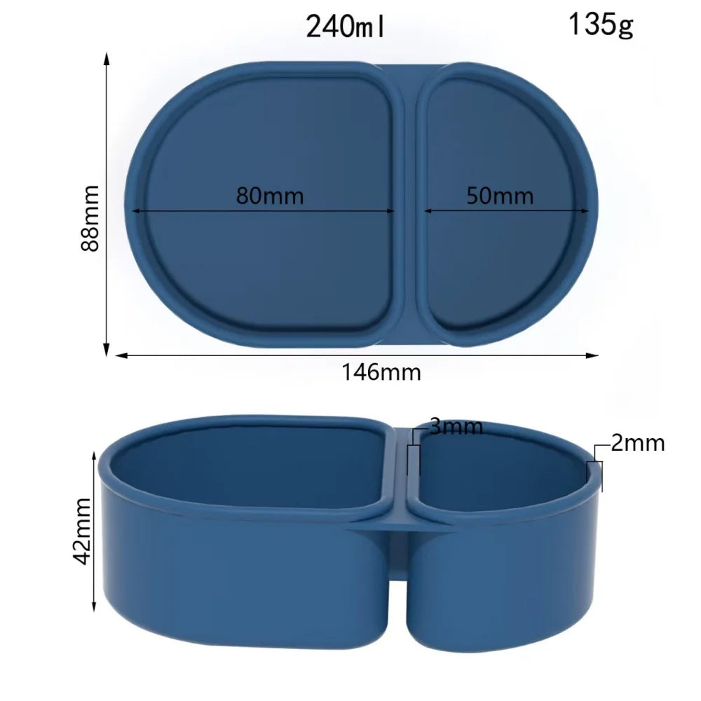 Silicone Snack Containers with Lids