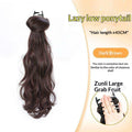 Slightly Curly Synthetic Claw Clip Ponytail Extension – Natural Look, Easy Clip-On