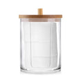 Bathroom Organiser Set - Makeup Storage Jars & Cotton Swab Dispenser