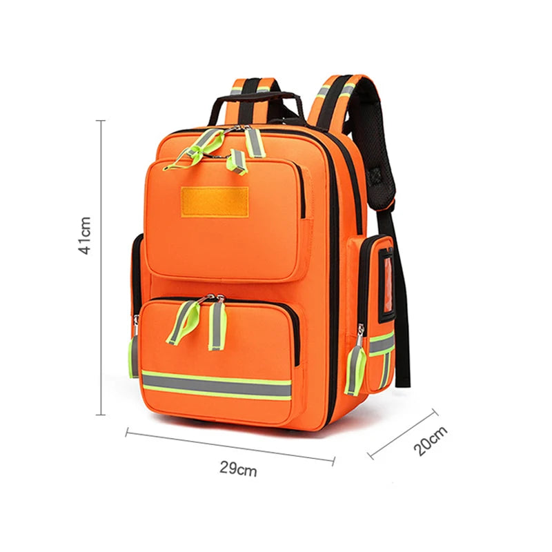 First Aid Backpack - Large Capacity Storage