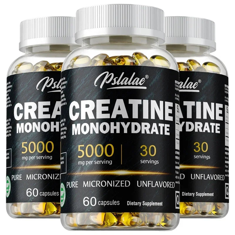 Creatine Monohydrate - Vegetarian & Gluten-Free Muscle Strength Formula