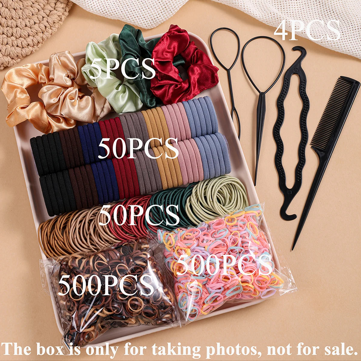 Hair Accessories Set (1109 pcs)