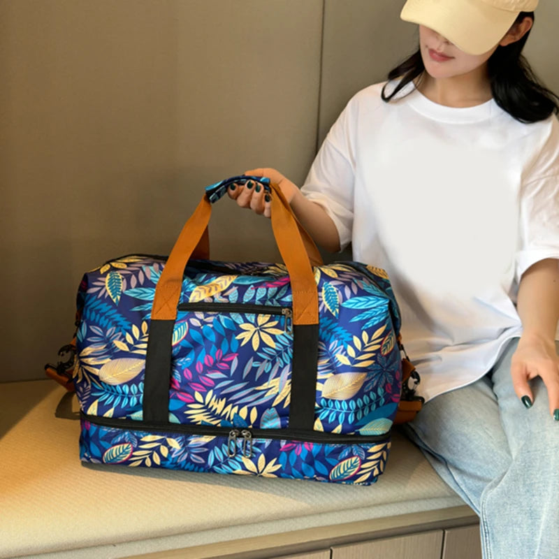 Sports Fitness Bag with Dry-Wet Separation