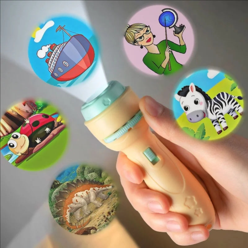 Children's Luminous Cartoon Projector – Night Light Toy