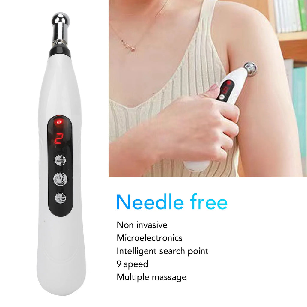 Electronic Acupuncture Pen - 9-Speed Microelectronics Energy Pen