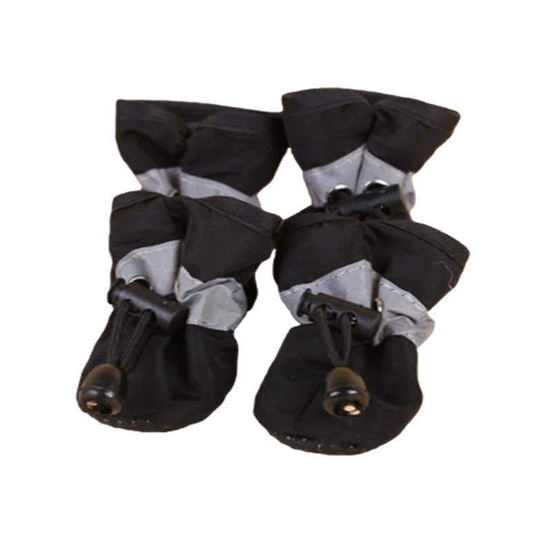 Waterproof Anti-Slip Dog Rain Boots (4 pcs)