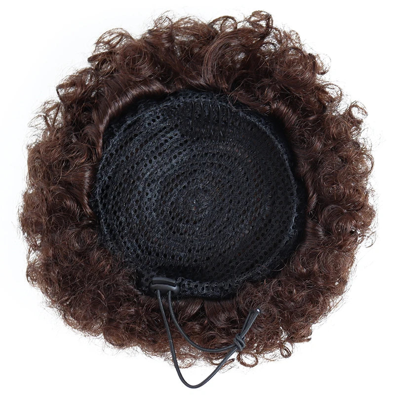 Brazilian Afro Puff Drawstring Ponytail Extension – Natural Hair