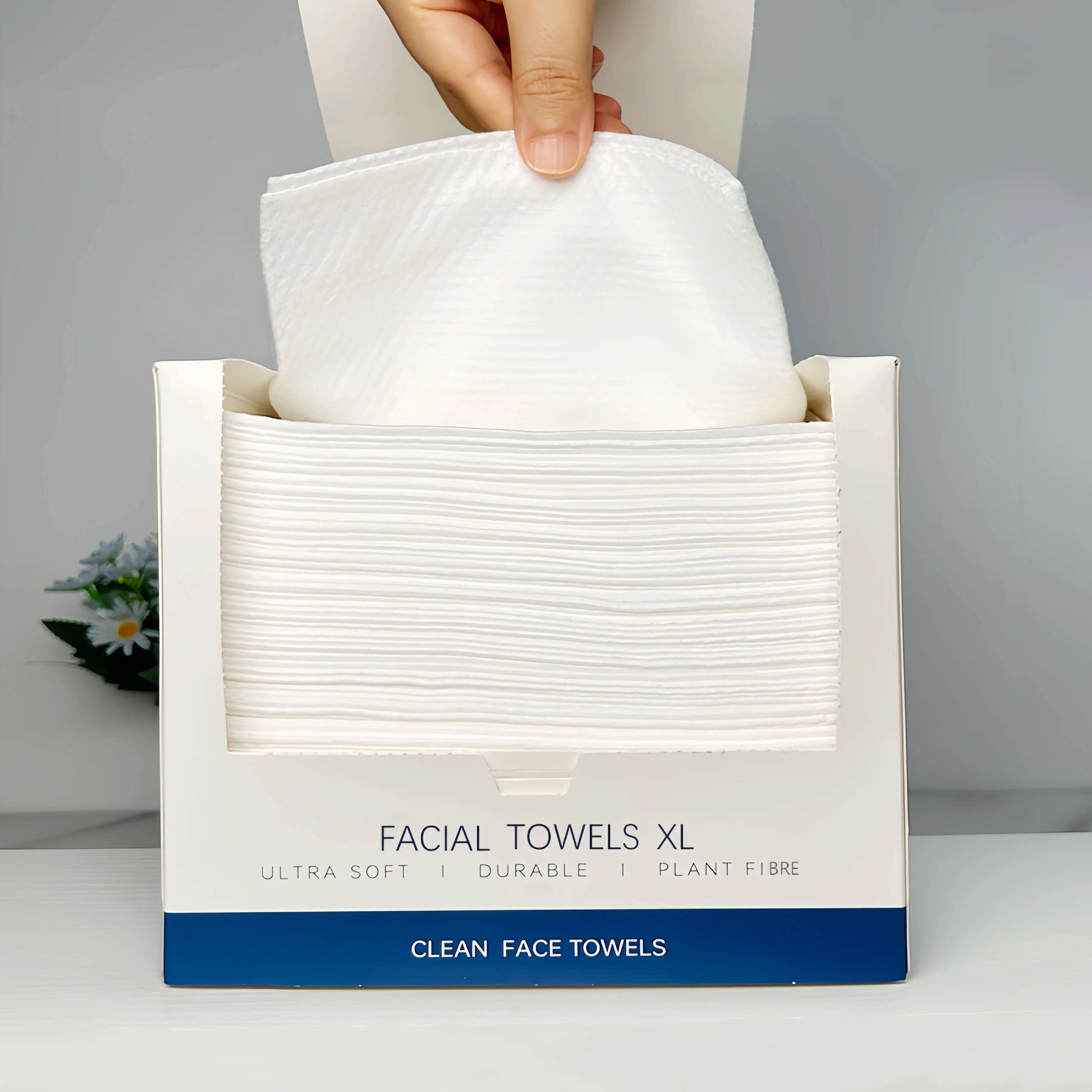 Thickened Disposable Face Towels – 40 Wipes per Box