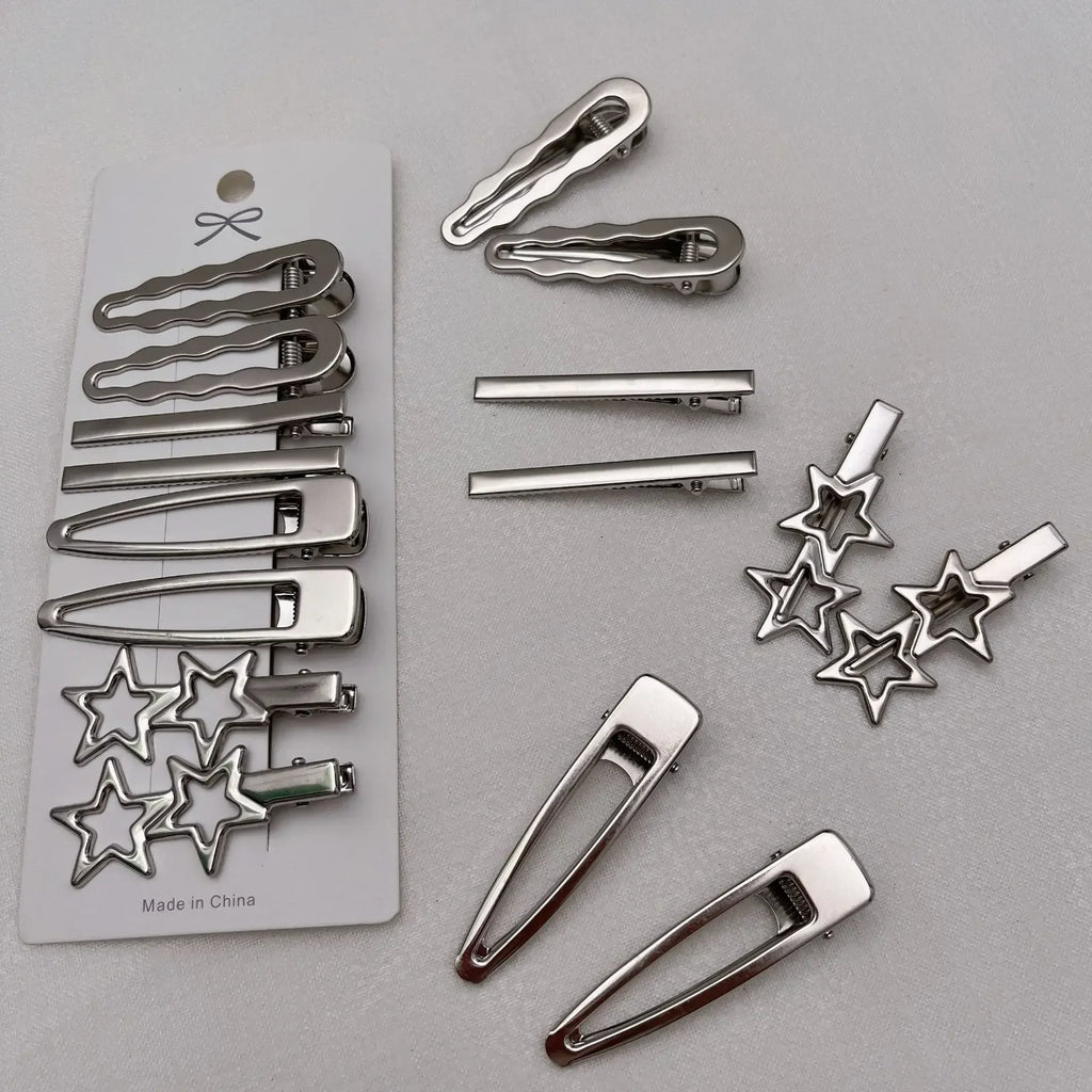 Hair Clips Set – Assorted Styles & Colours for Women & Girls
