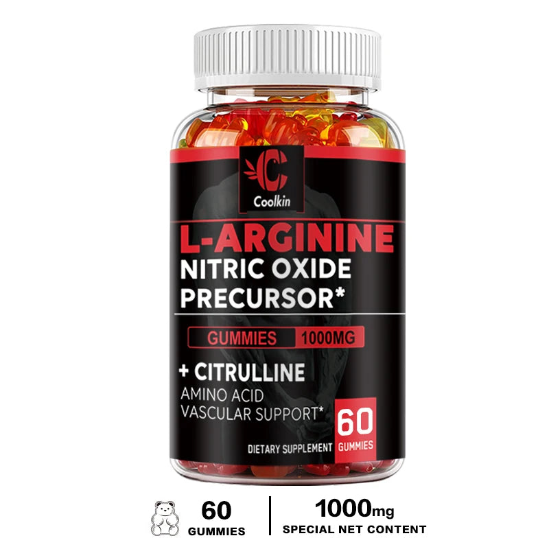 L-Arginine Supplement - Muscle Strength & Blood Flow Support