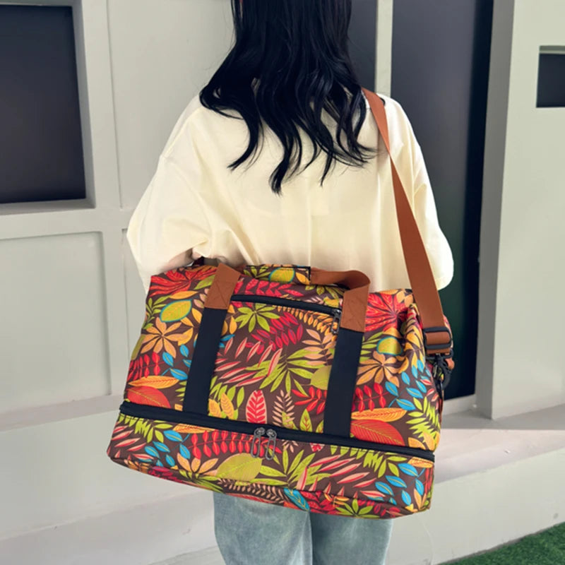 Sports Fitness Bag with Dry-Wet Separation