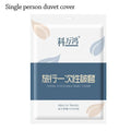 3/4-Piece Disposable Bed Set - Duvet Cover, Pillowcase and sheet