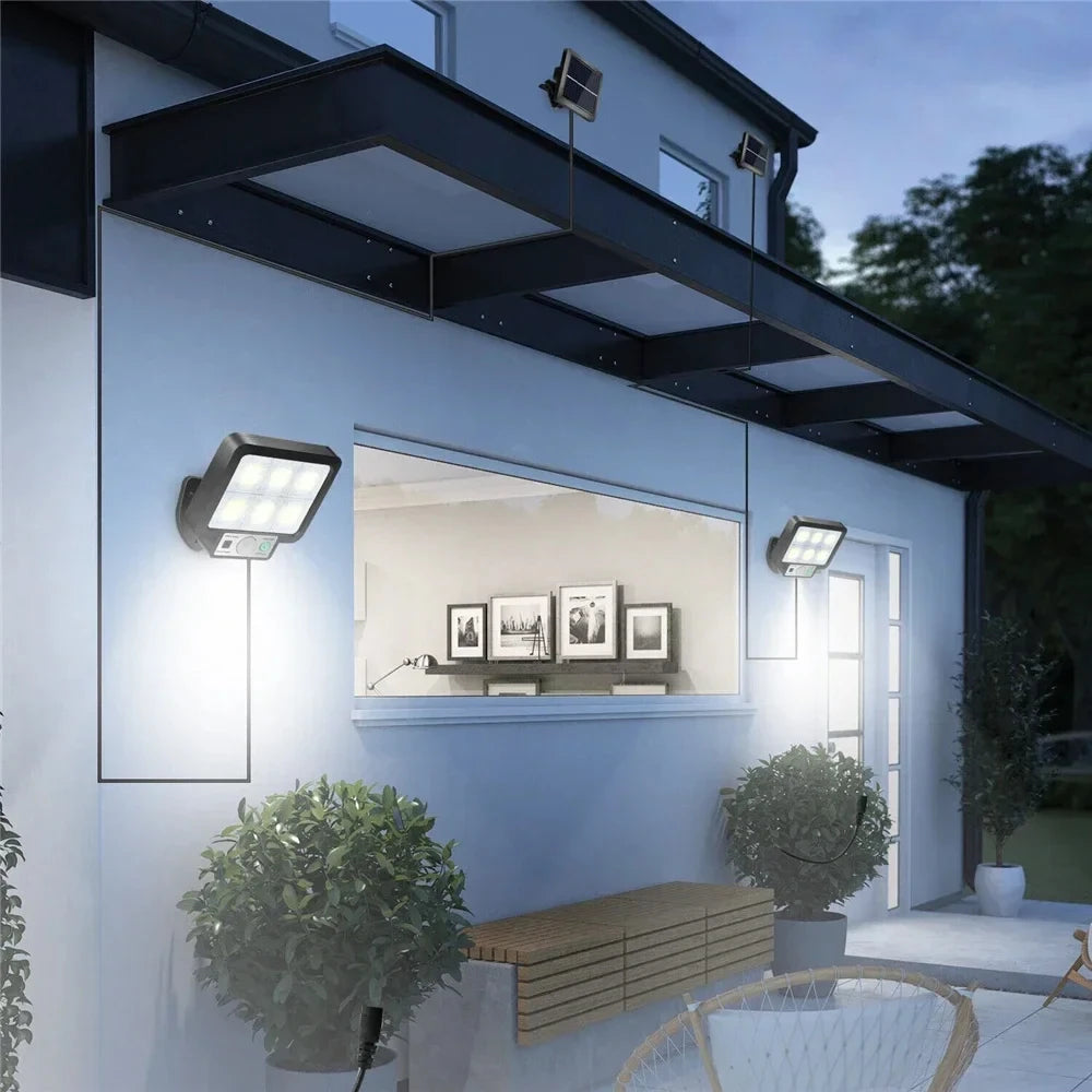 Outdoor Solar LED Wall Light