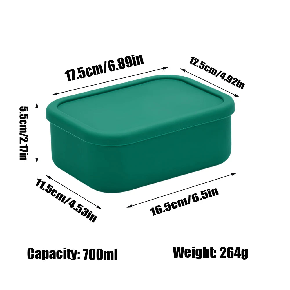 Silicone Food Storage Containers - Airtight, Microwave, Dishwasher, Freezer