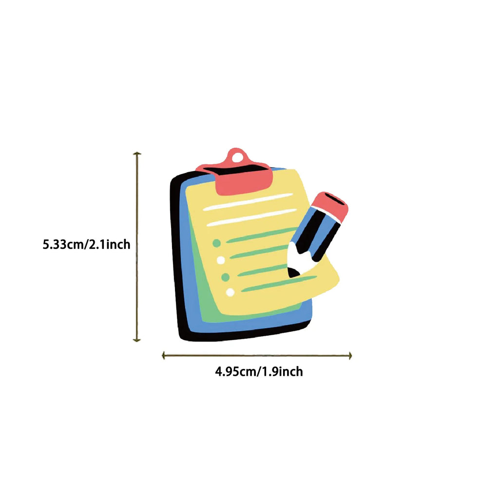 50pcs School Season Aesthetic Stationery Stickers Set