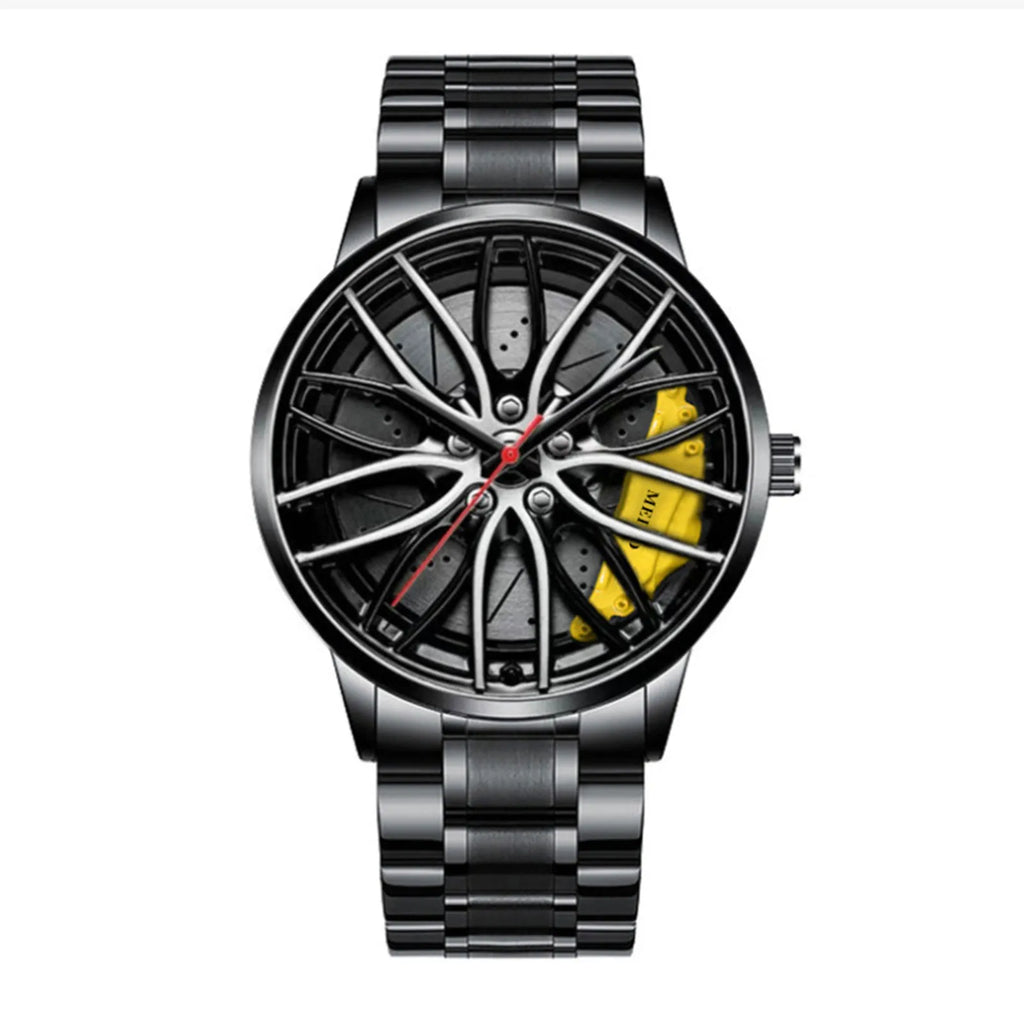 Waterproof Stainless-Steel Quartz Wristwatch for Men