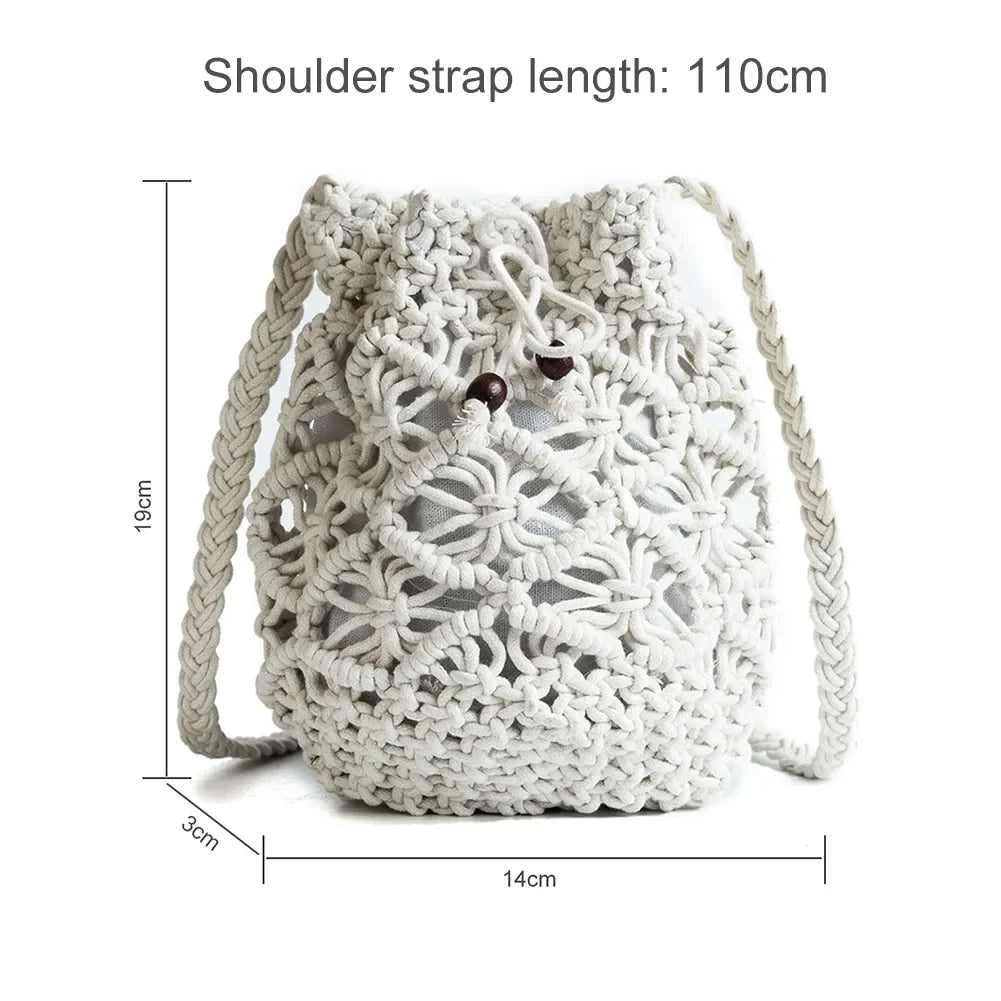 Handmade Women's Bucket Bag – Shoulder & Crossbody