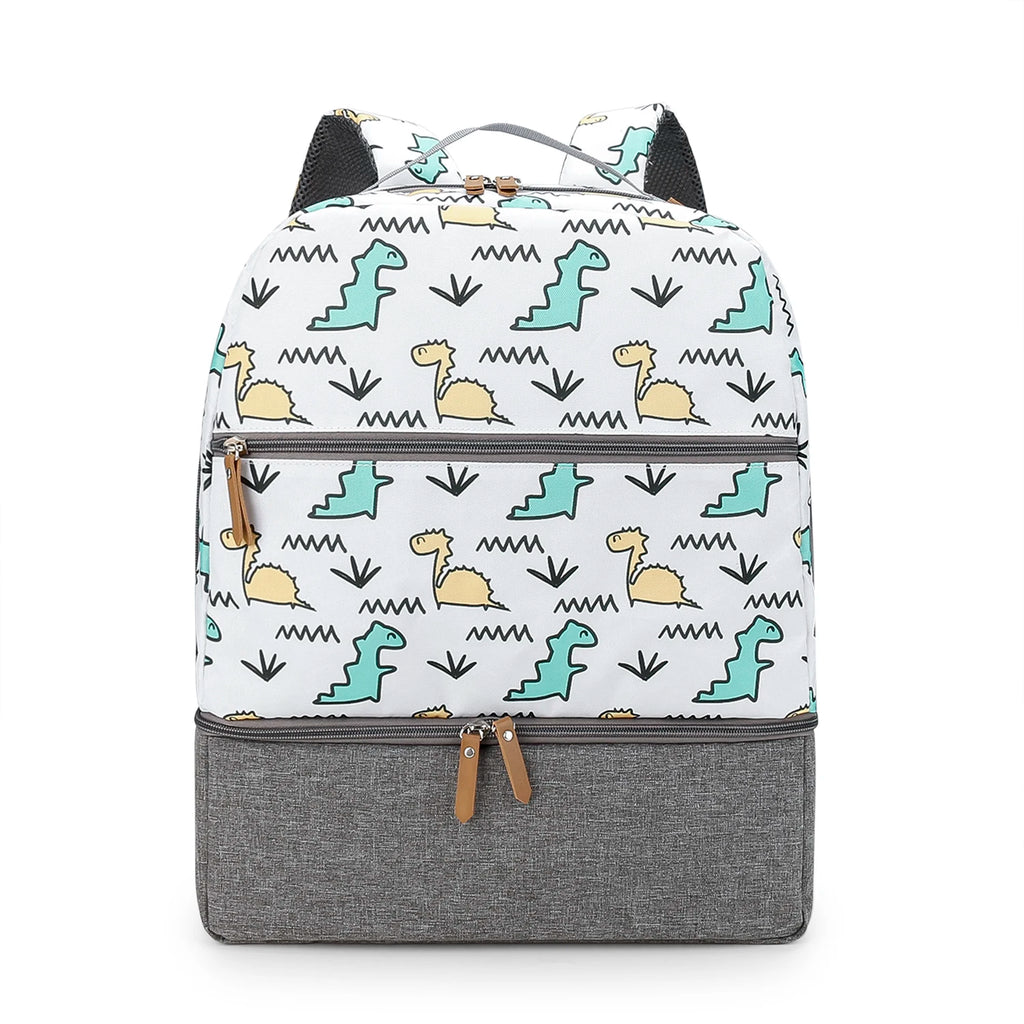 Breast Pump Bag with Insulated Cooler Compartment