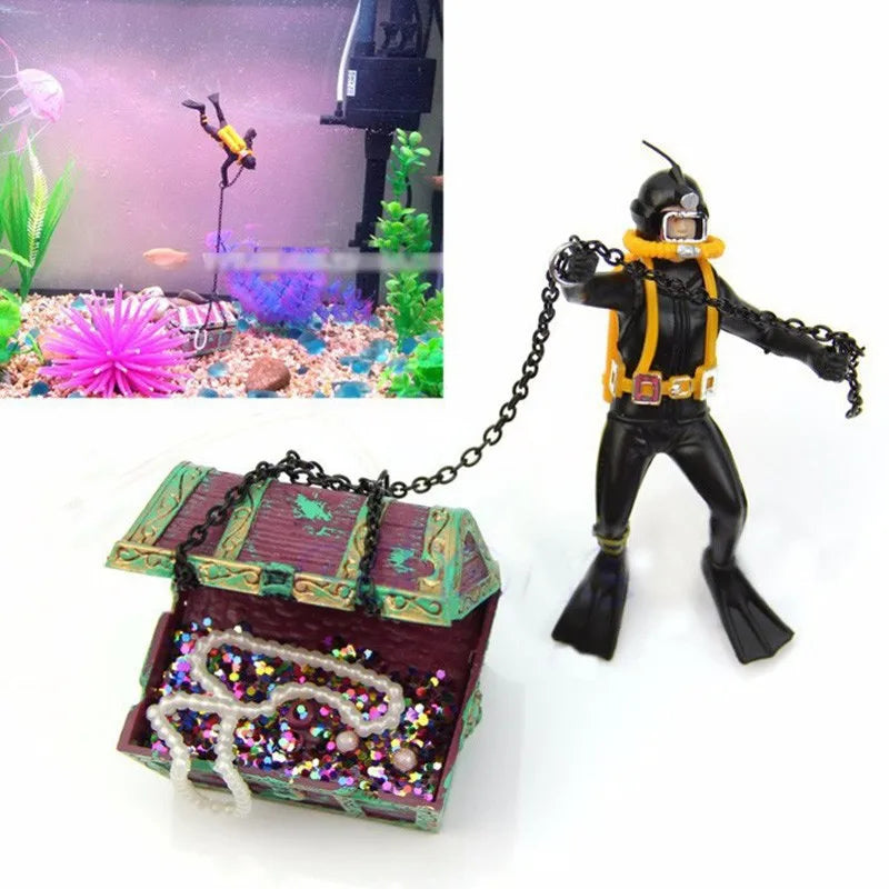 Large Aquarium Decorations – Underwater Fish Tank Ornament Set