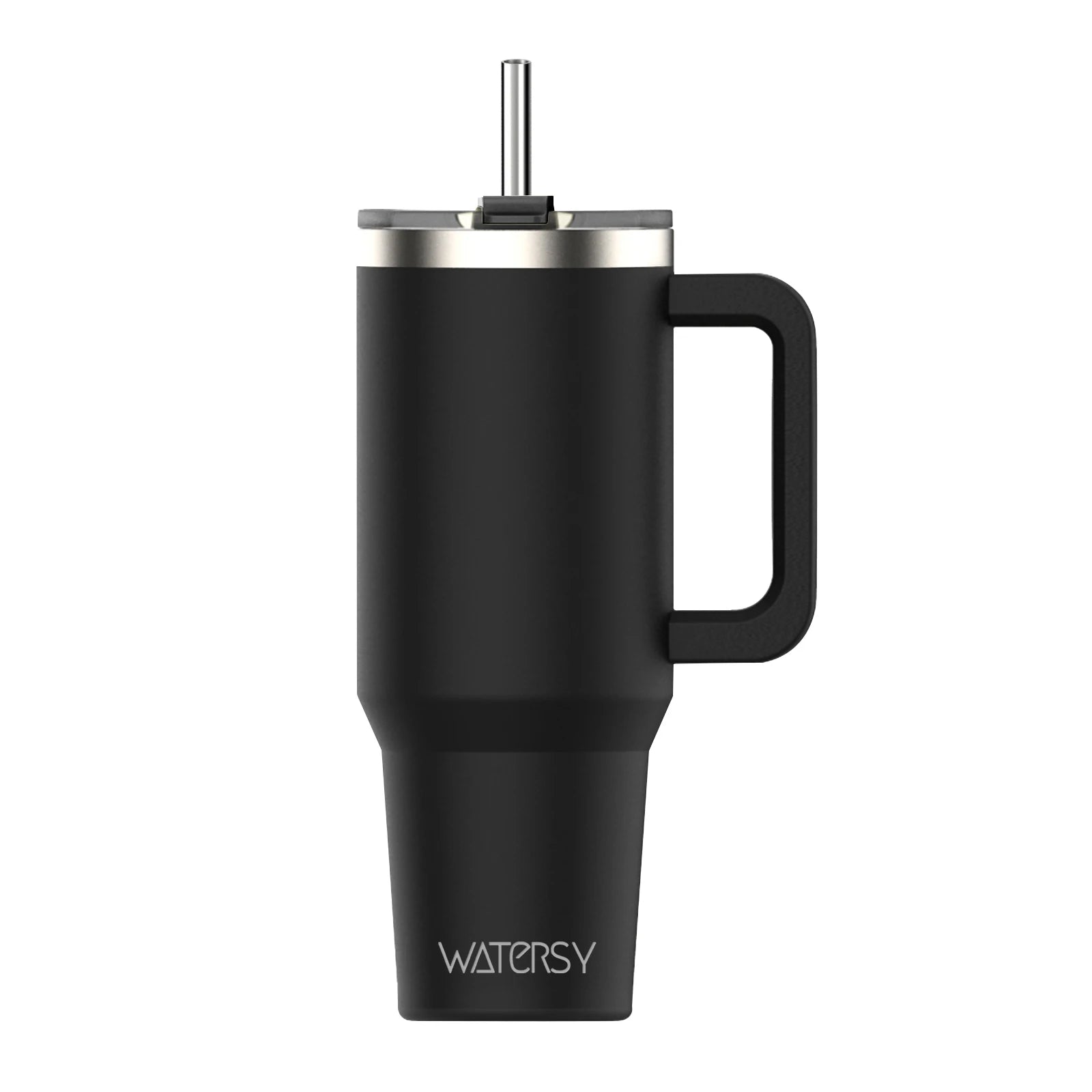 591ml Stainless Steel Insulated Tumbler with Handle & Straw