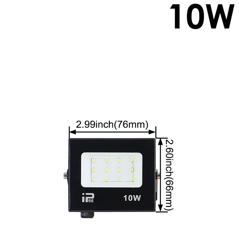 LED Flood Light - Spotlight 100W 150W 200W - Outdoor Lighting 6500K Waterproof - Lamps AC220V